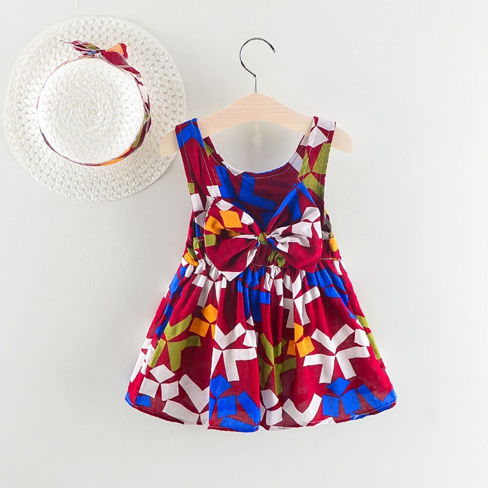 1 6 Years Kids Girl Sleeveless Dresses Summer