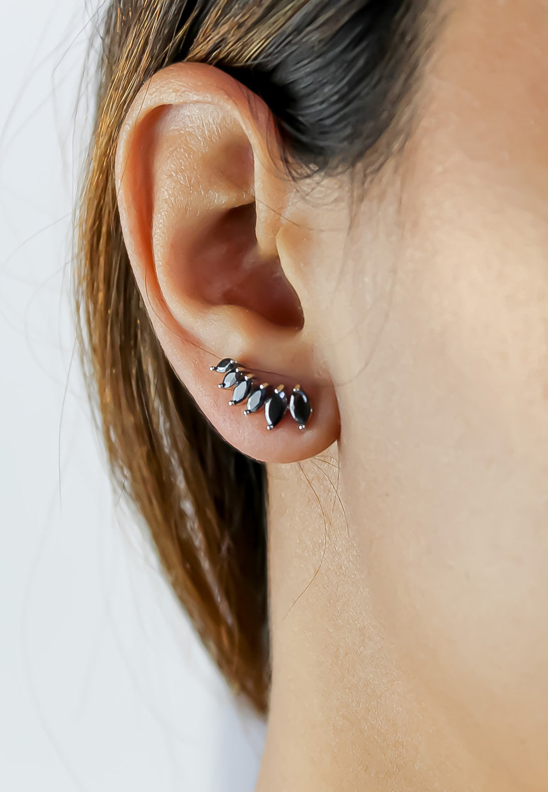 Silver Stepping Earrings