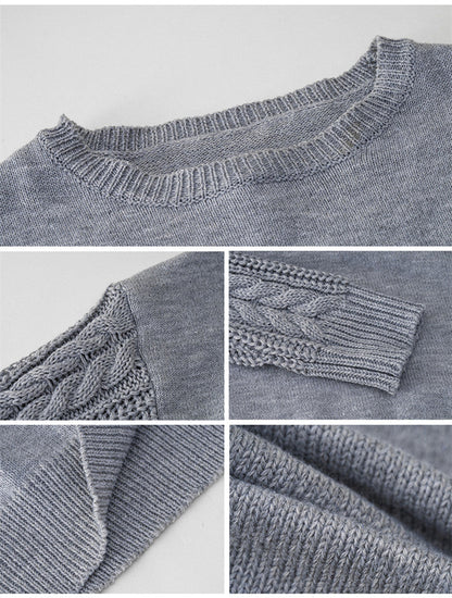 Simple Round Neck Sweater