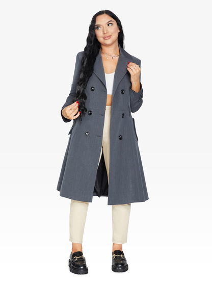 Spring/Summer Double Breasted Trench Mac Coat (1201-SP)