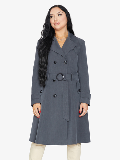 Spring/Summer Double Breasted Trench Mac Coat (1201-SP)