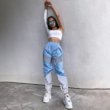 Hot 2021 Autumn and Winter New Sports Casual Mid-Waist Stitching