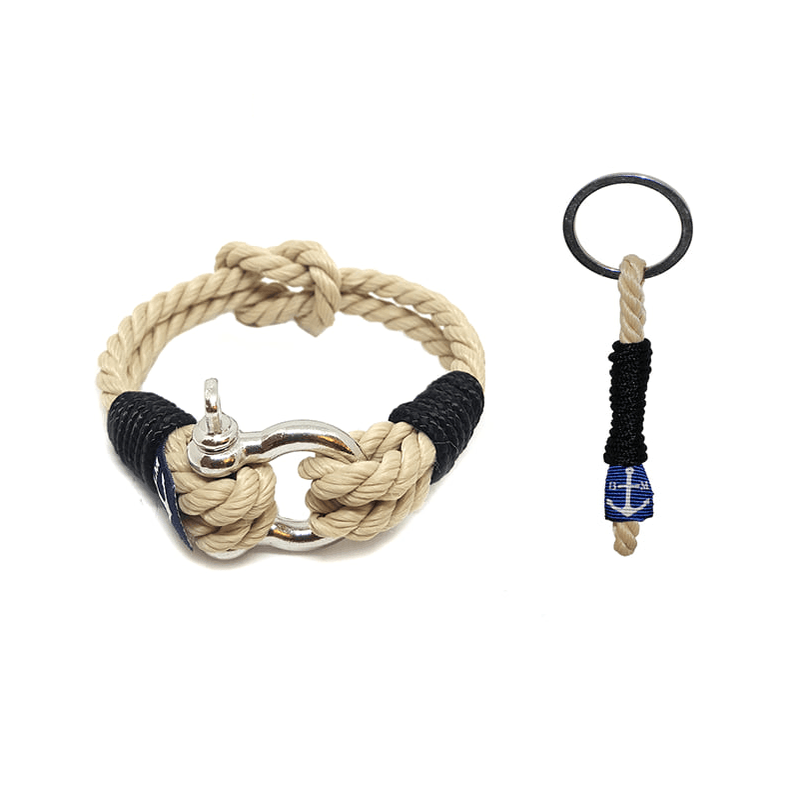 Classic Rope Nautical Bracelet &amp; Keychain