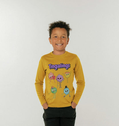 Organic Childrens Long-Sleeved T-shirt (Tingalings)