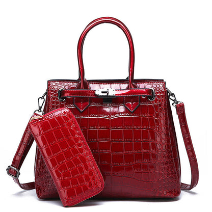 Solid Color Shell Type Handbags For Young Women