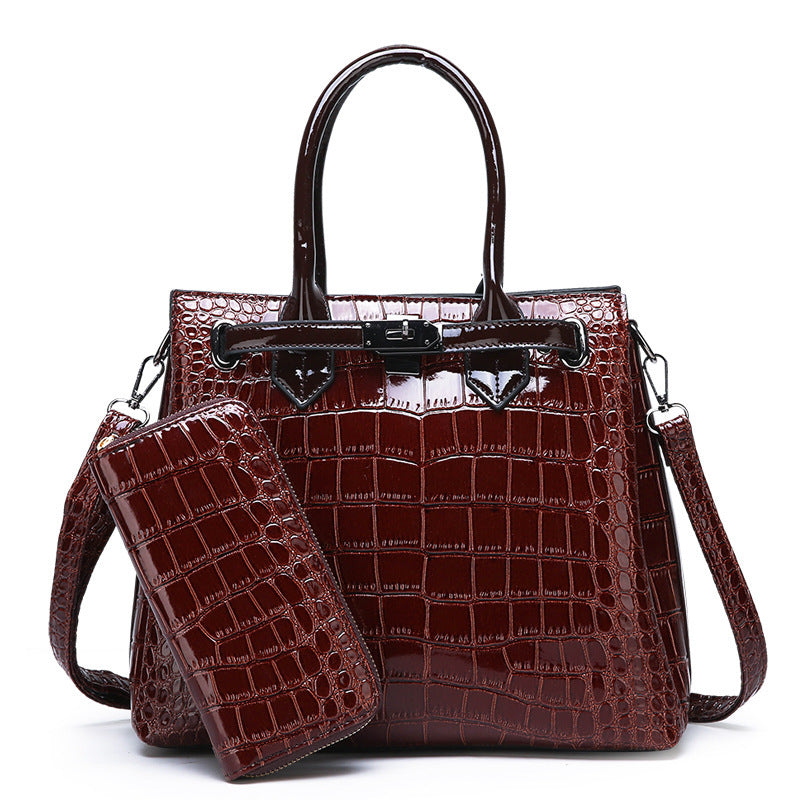 Solid Color Shell Type Handbags For Young Women