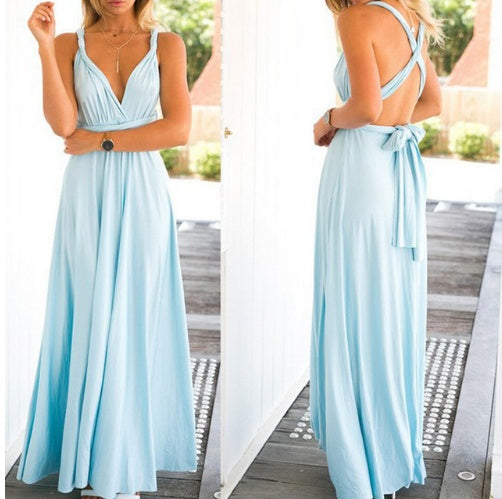 Bandage Convertible Boho Maxi Dress