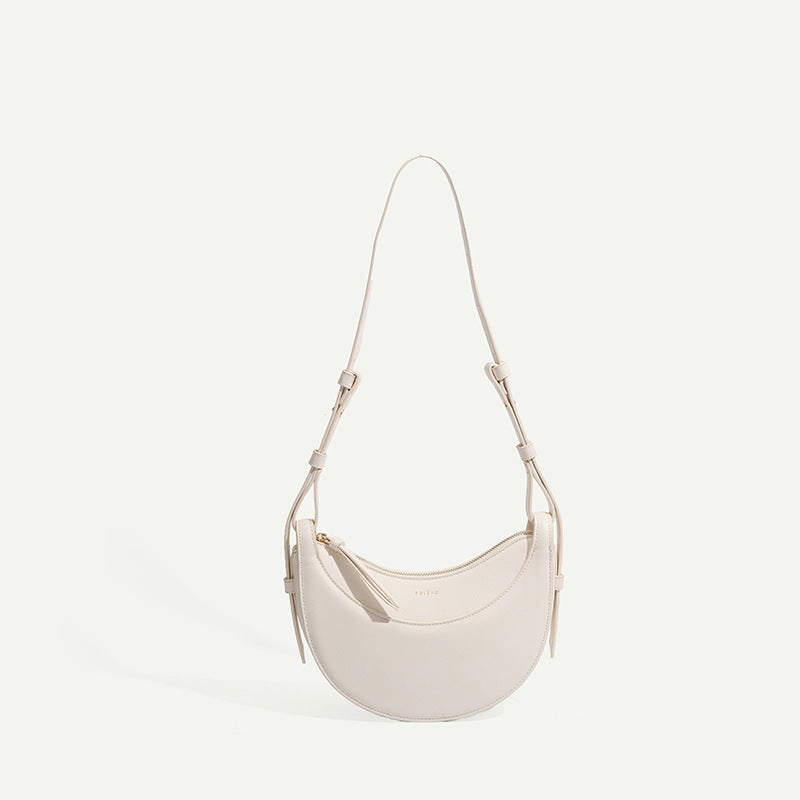 Genuine Leather  Crescent Bag - RADA LONDON