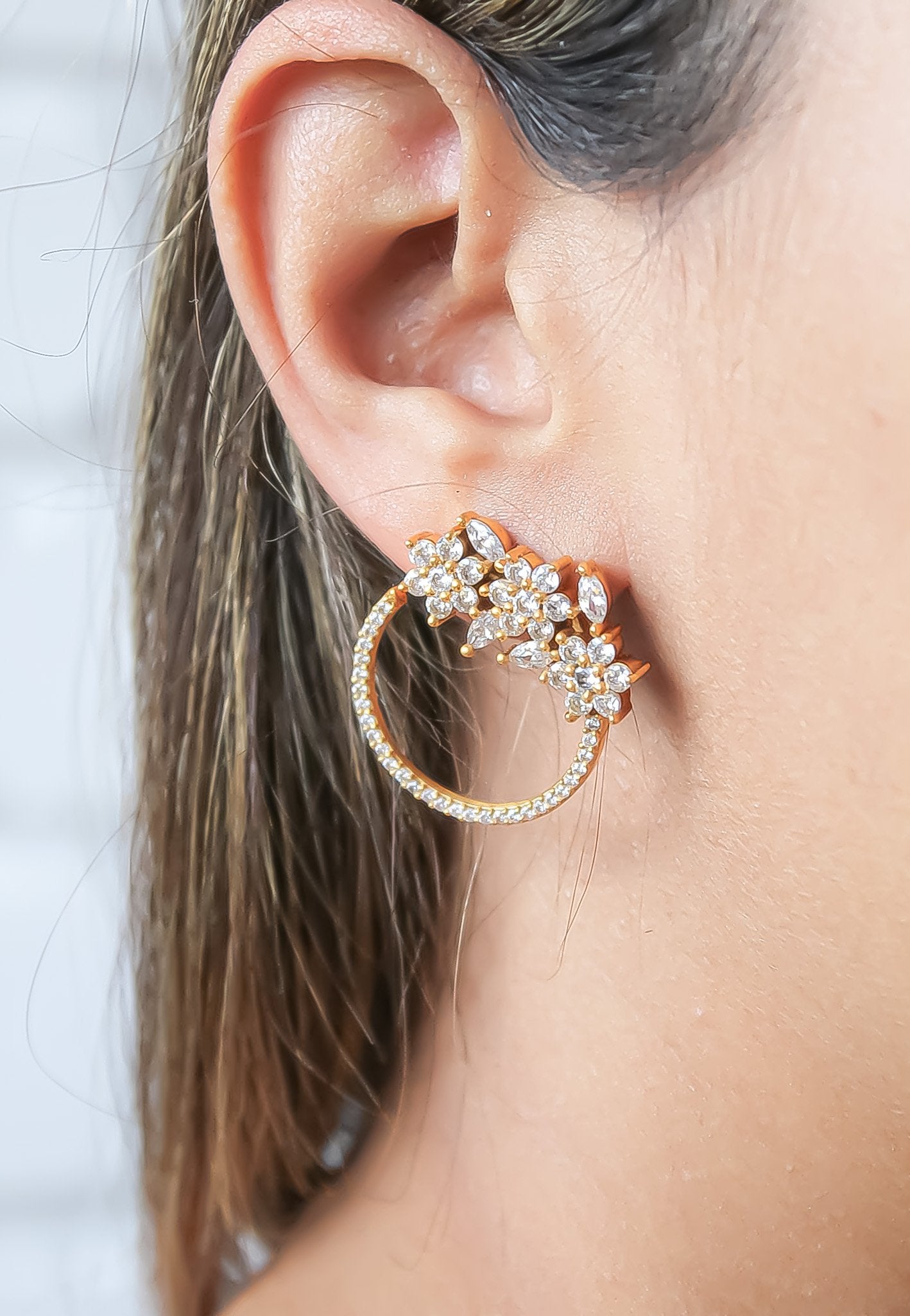 Golden Salamander Earrings