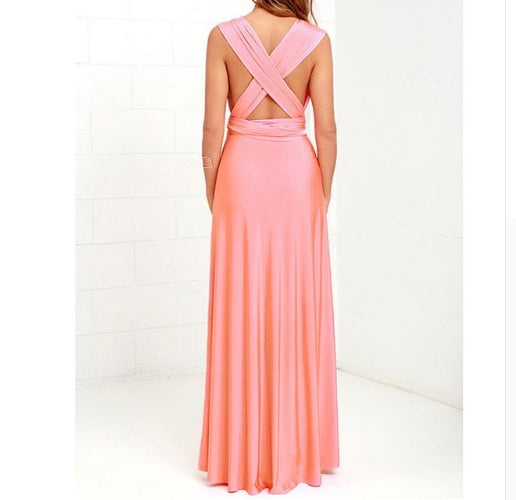 Bandage Convertible Boho Maxi Dress