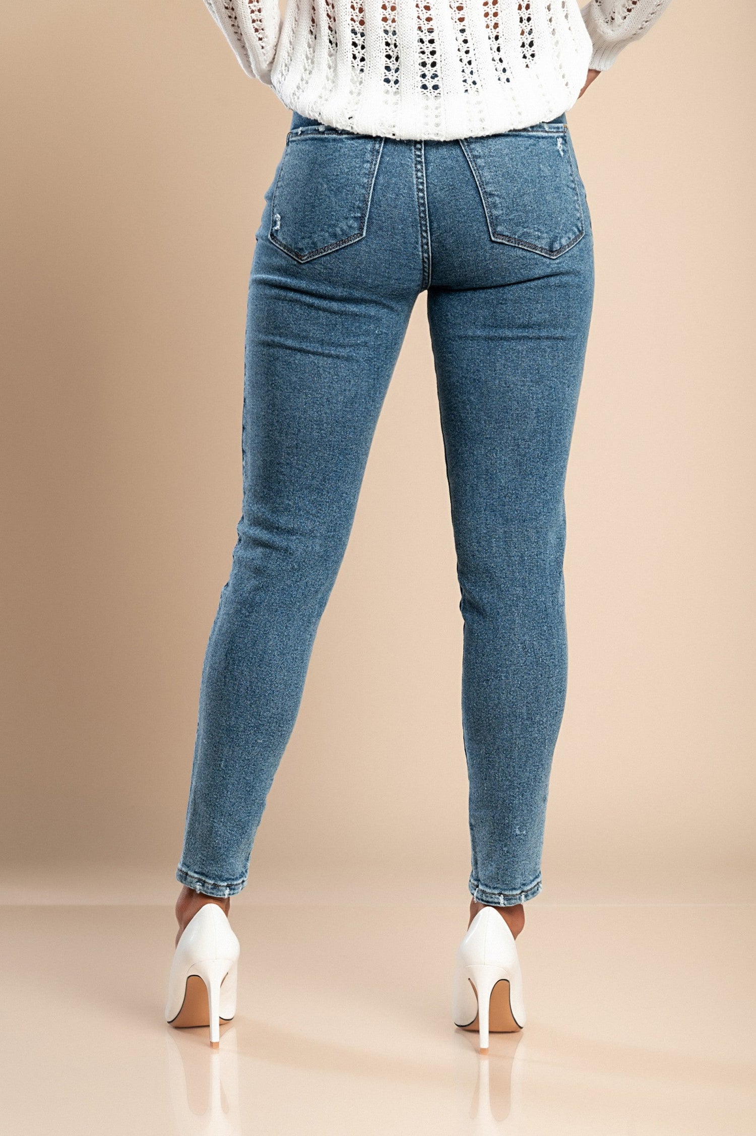 Skinny stretch jeans, blue