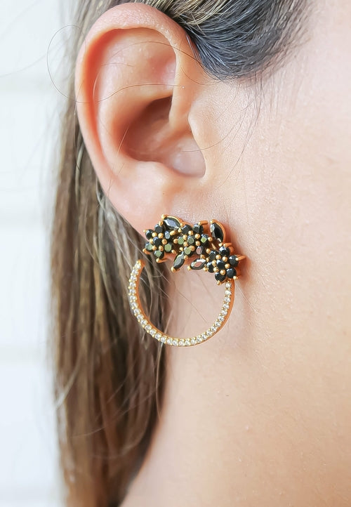 Golden Salamander Earrings