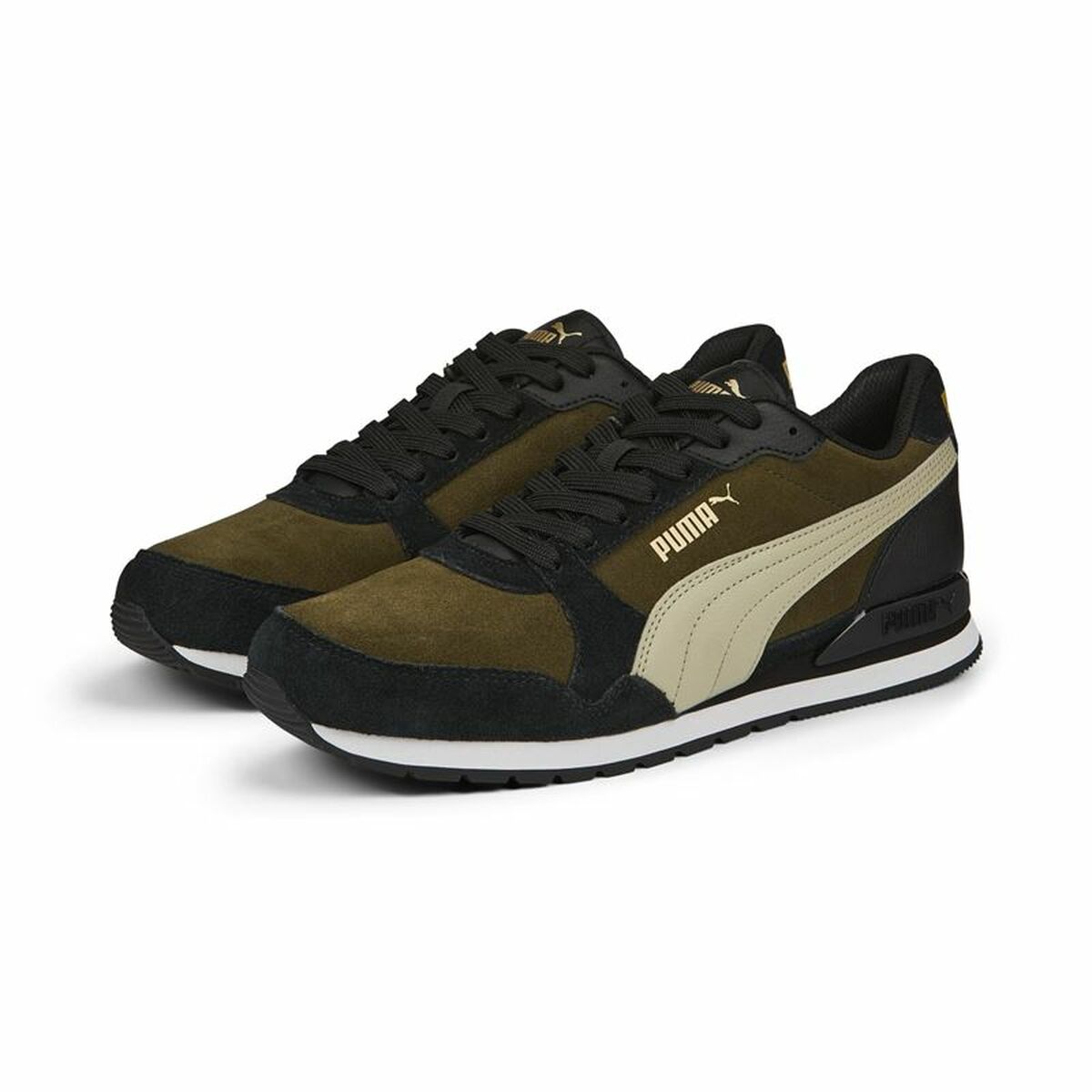 Running Shoes for Adults Puma ST Runner v3 SD Black Olive Men