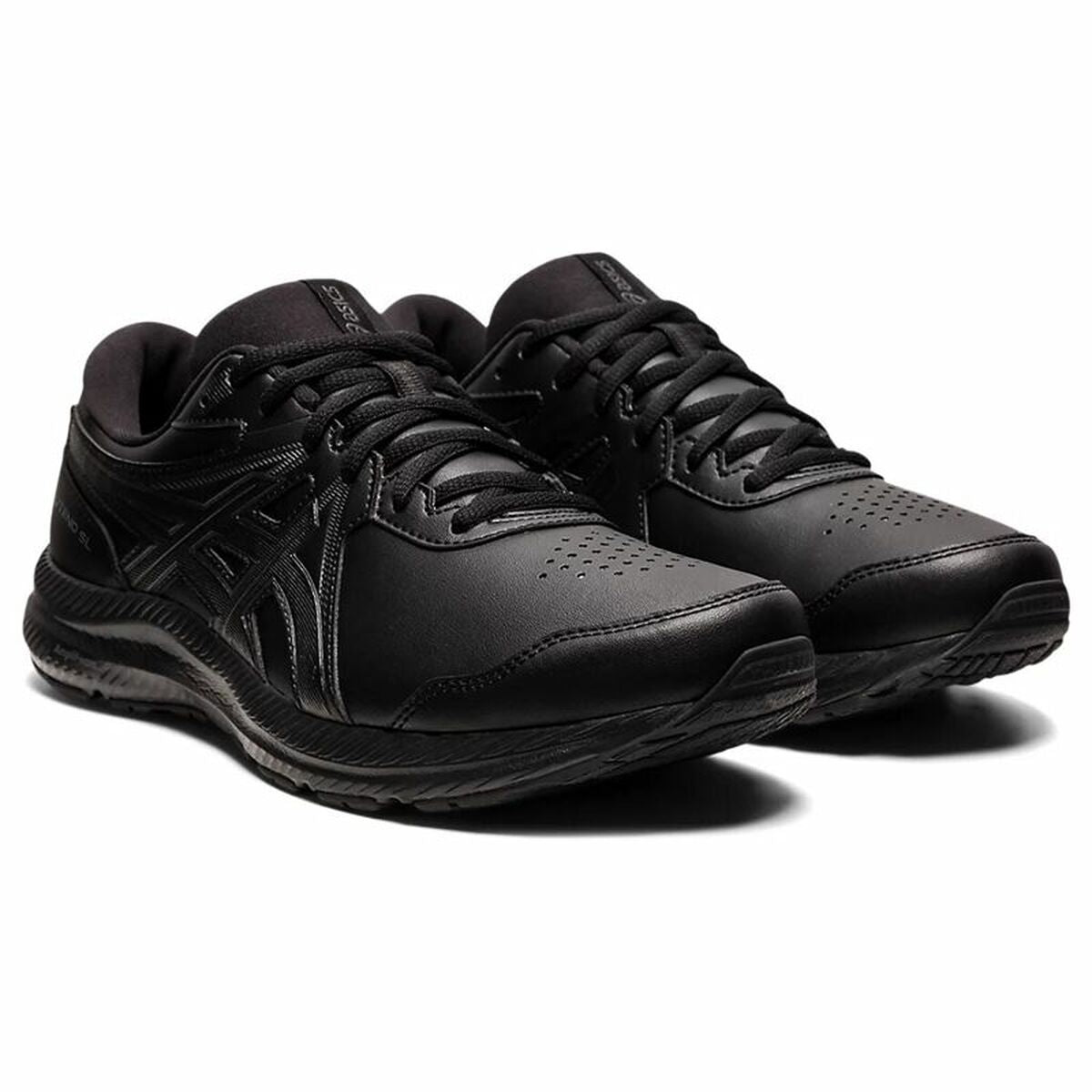 Running Shoes for Adults Asics GEL-Contend SL Black Men