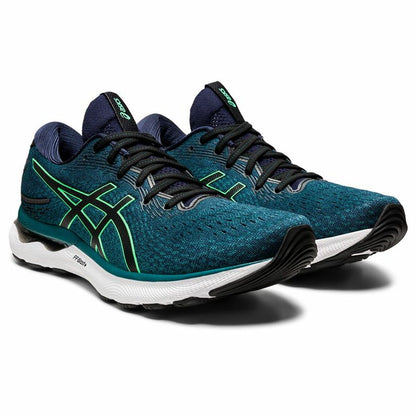 Running Shoes for Adults Asics Gel-Nimbus 24 Dark blue Men