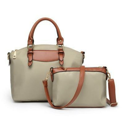 Two-Piece Nylon Cloth Handbags For Women