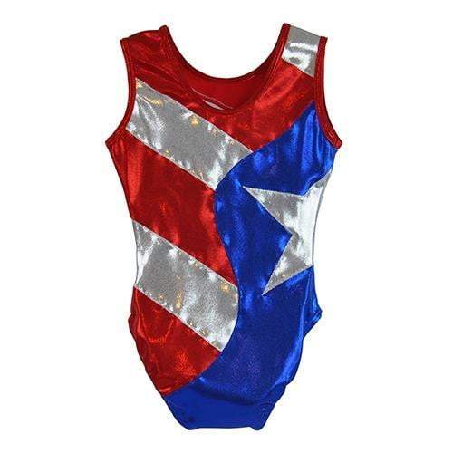 O3GL024 Obersee Girls Gymnastics Leotard One-Piece Athletic Activewear