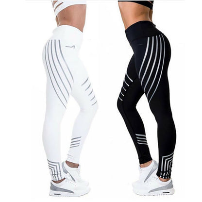 Night Glowing Women Workout Leggings - RADA LONDON