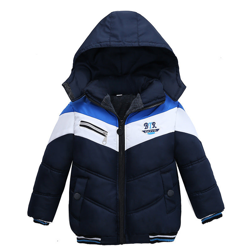 Hooded Padded Jacket For Boys