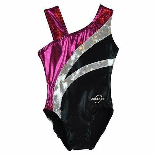 O3GL067 Obersee Girls Gymnastics Leotard One-Piece Athletic Activewear