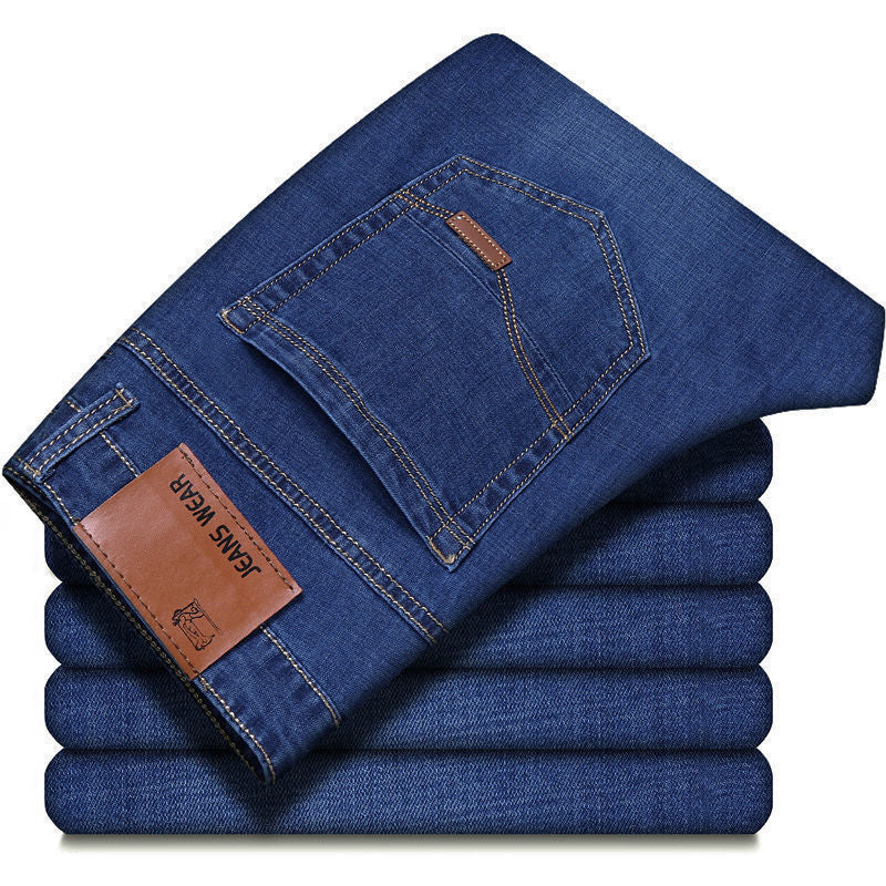 Loose Straight Casual Work Jeans For Men - RADA LONDON