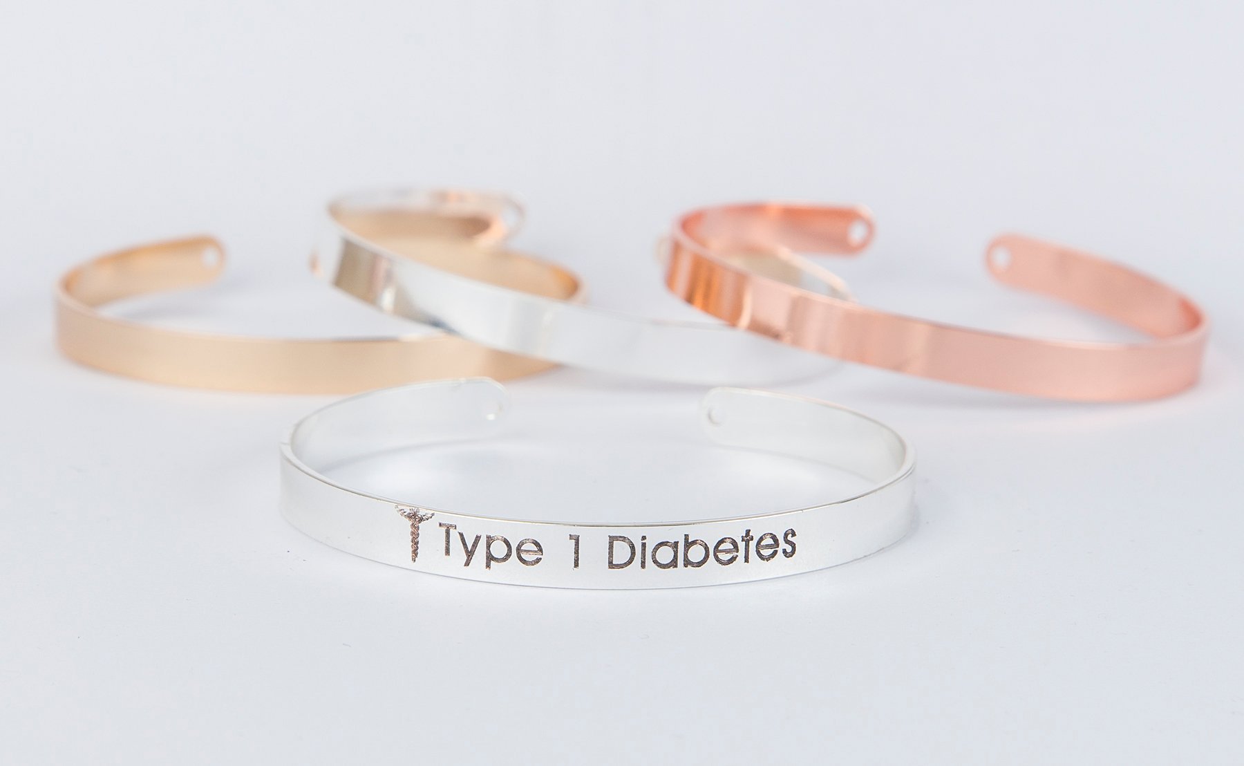 Stylish Medical Alert Bracelet Medical ID Diabetes Allergy Bracelet