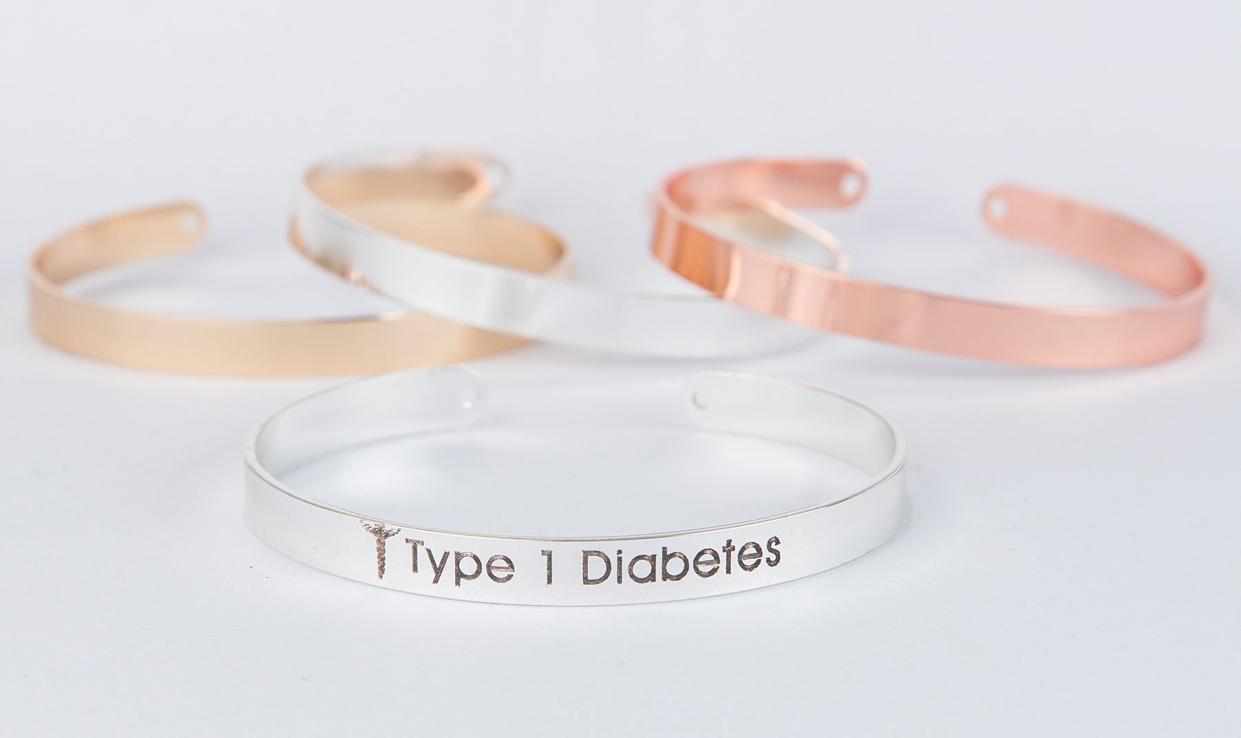 Stylish Medical Alert Bracelet Medical ID Diabetes Allergy Bracelet