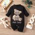 Plaid Patch Bear Long Sleeve Adjustable Overalls for Baby Boys, Cute Korean Style, Ages 0-18 Months