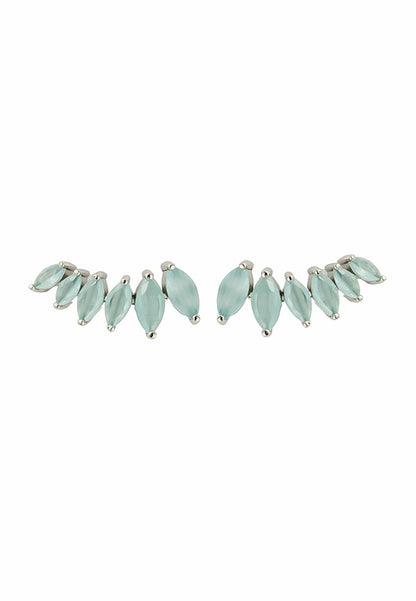 Silver Stepping Earrings