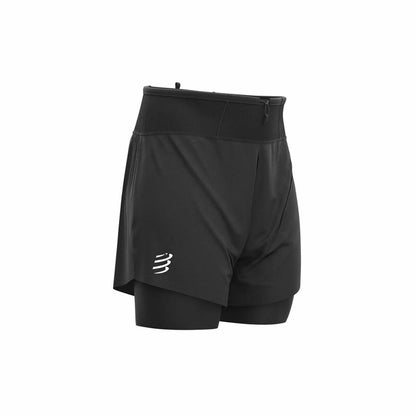 Sports Shorts Compressport Trail 2-in-1 Black Men