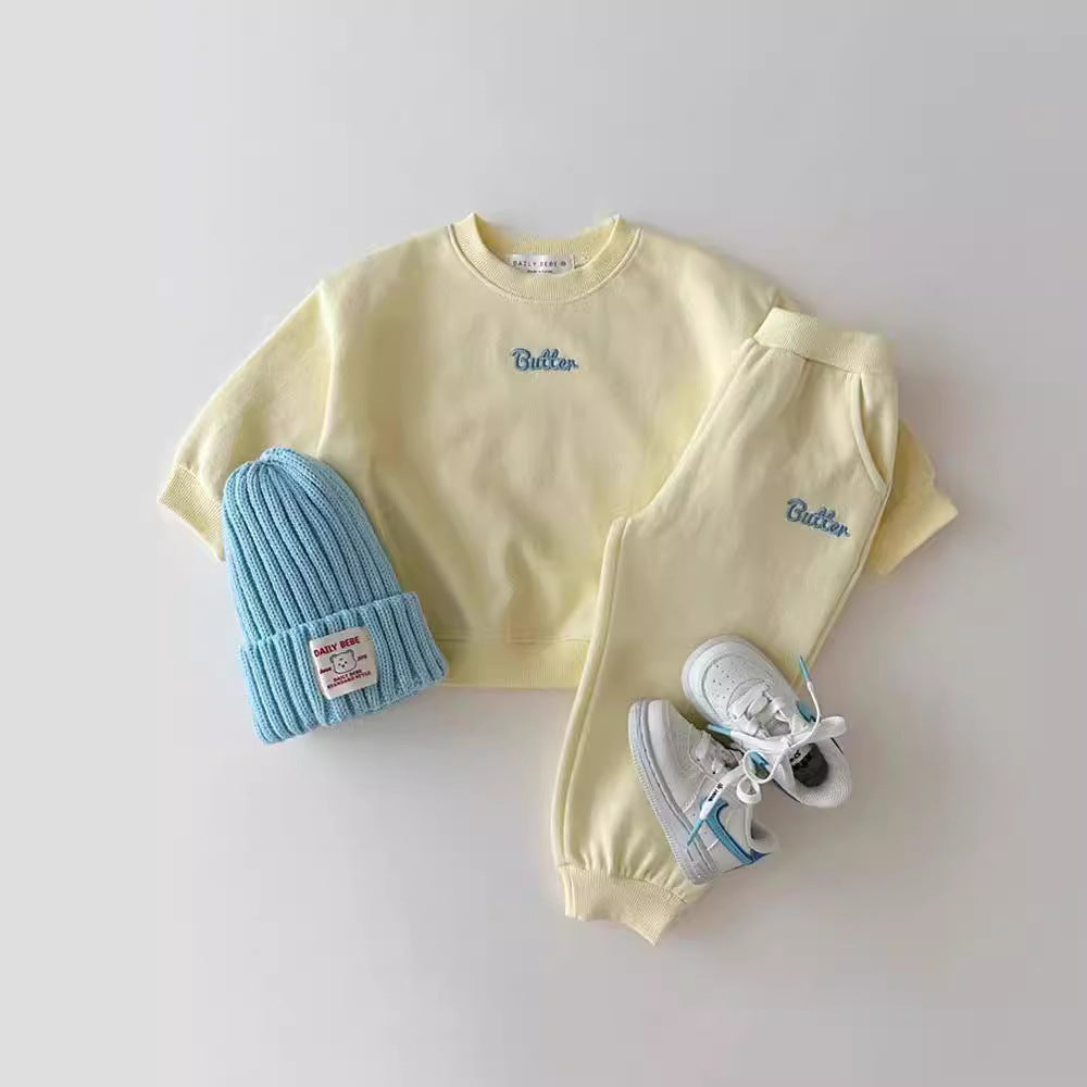 English Letters Unisex Baby Suit