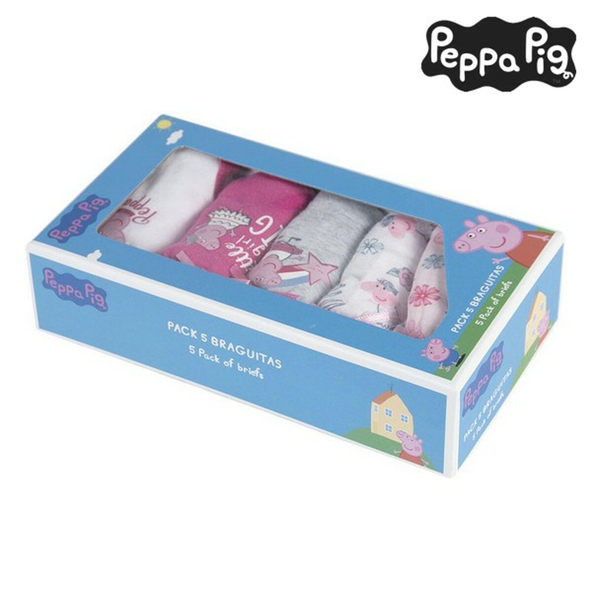 Pack of Girls Knickers Peppa Pig (5 uds)