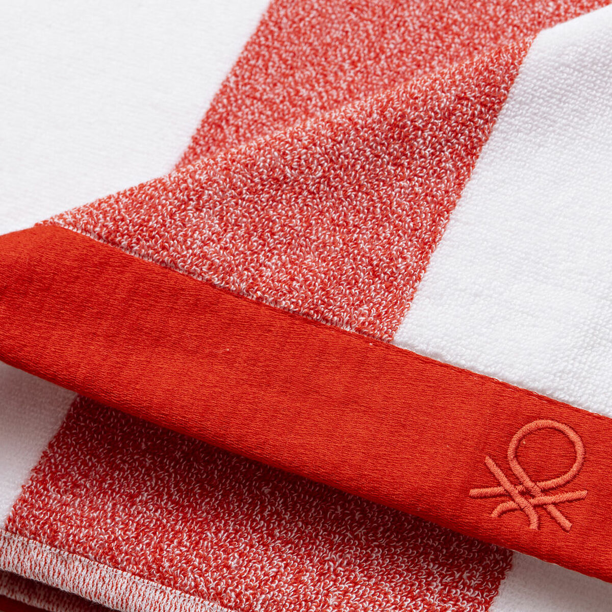 Towel set Benetton Picnic Red Cotton (2 pcs)