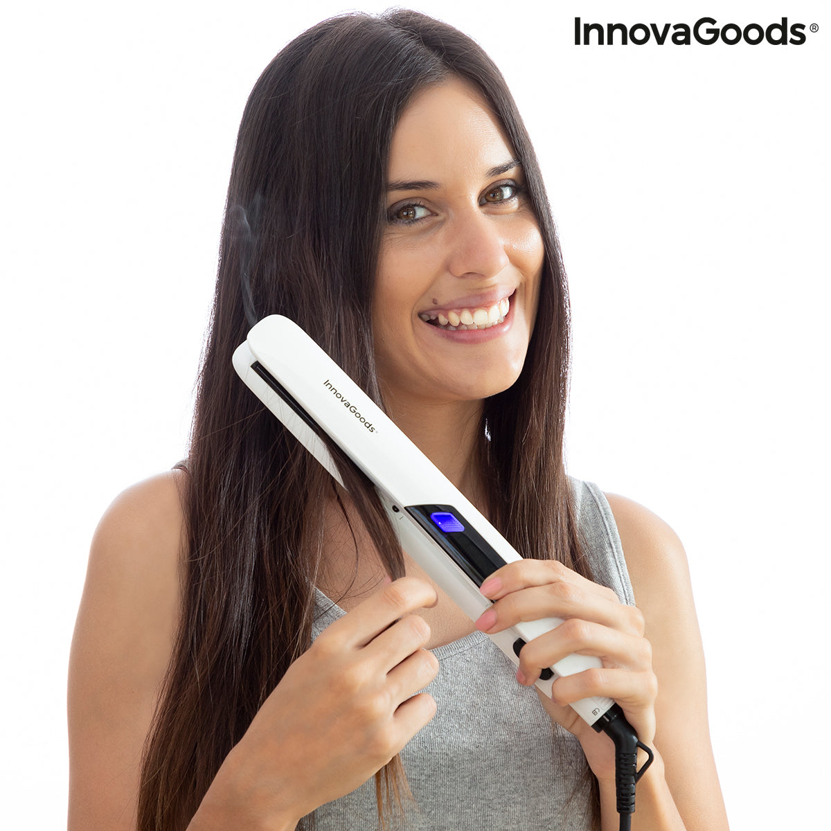 Ceramic Hair Iron with Steam Stemio InnovaGoods 36 W