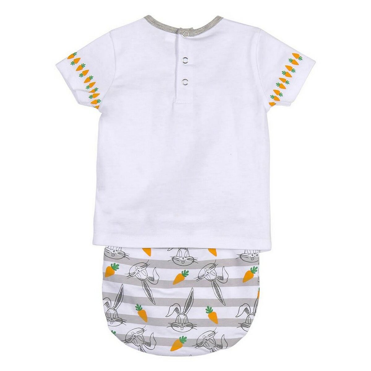 Set of clothes Looney Tunes Grey White Baby