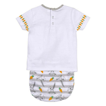 Set of clothes Looney Tunes Grey White Baby