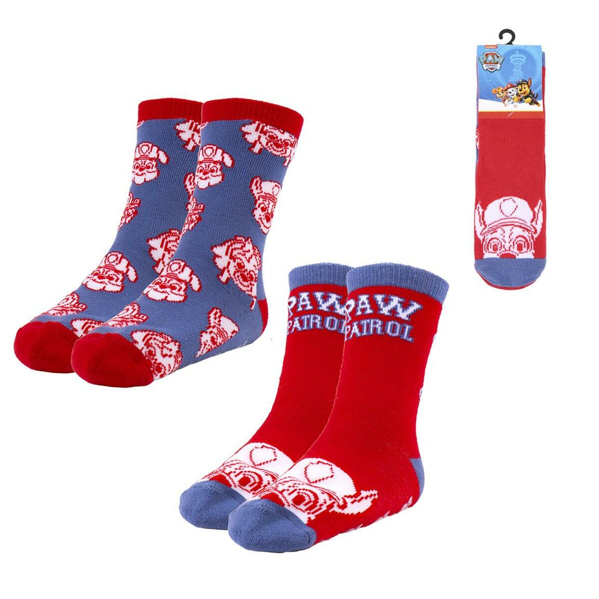 Non-slip Socks The Paw Patrol 2 Units Multicolour