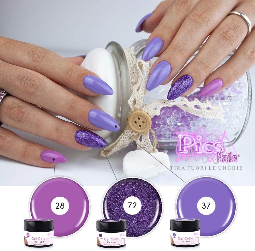 Gel Color uv/led Lavanda Chiaro 28 - 5 ml