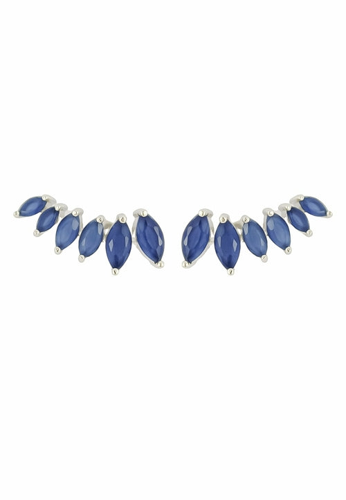 Silver Stepping Earrings