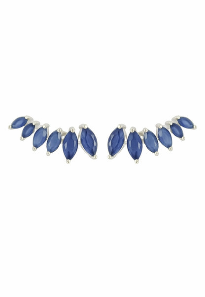 Silver Stepping Earrings