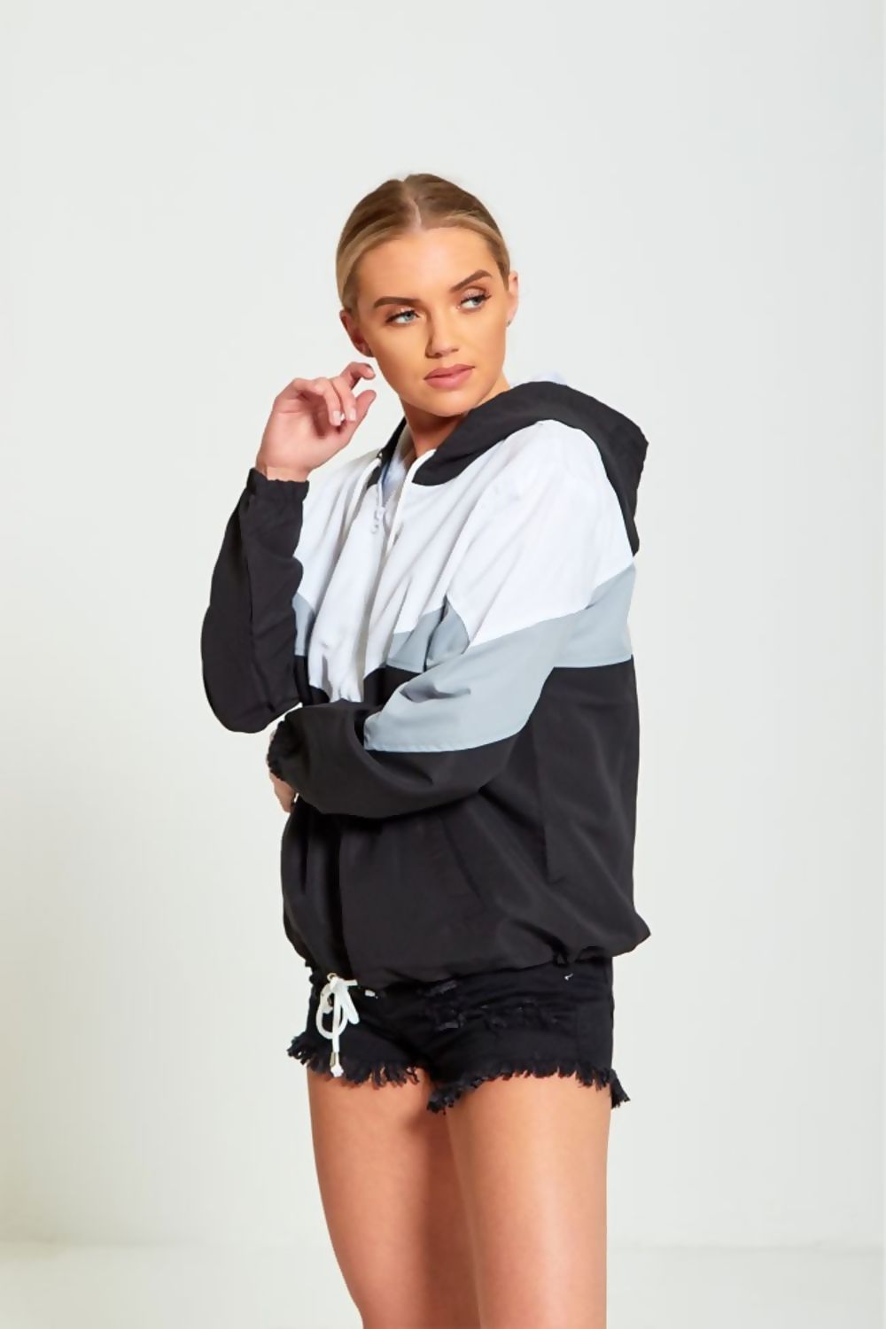 Two Tone Cagoule Jacket for Women