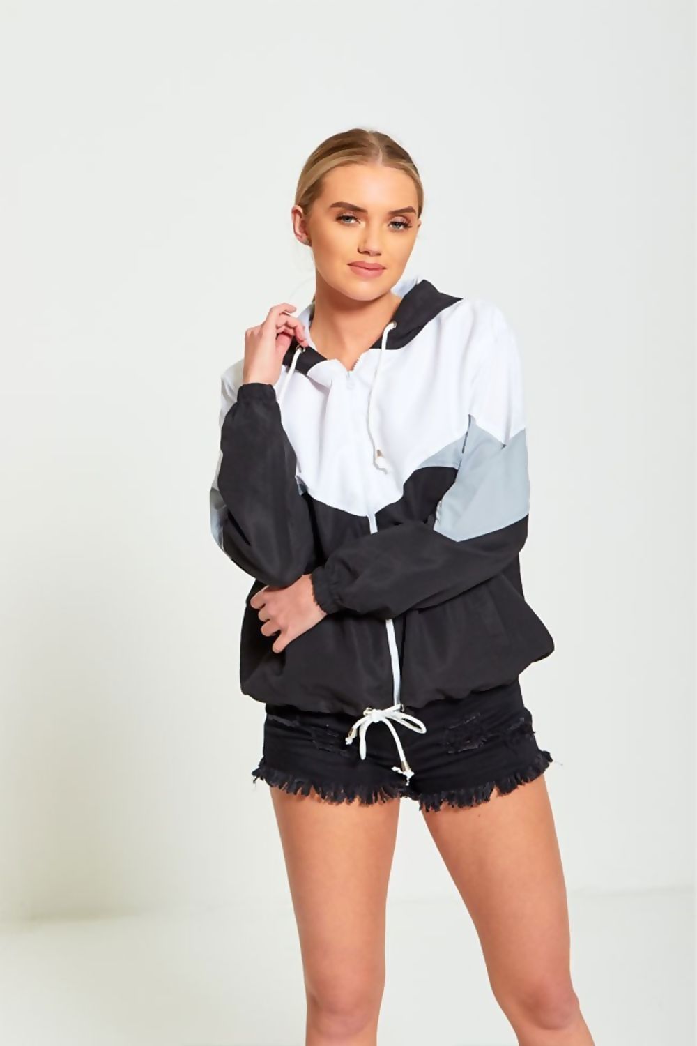 Two Tone Cagoule Jacket for Women