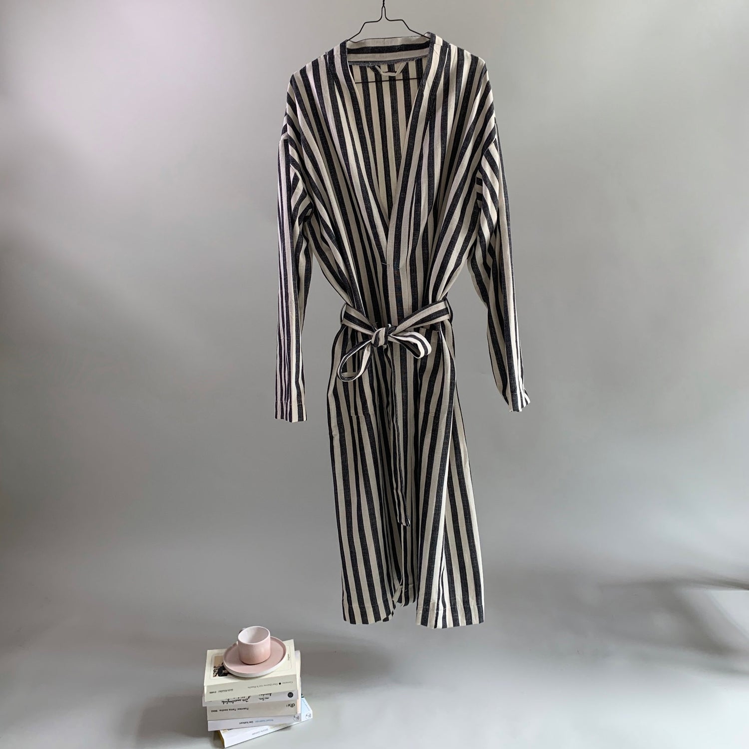 Handwoven Bathrobe Ole | Black