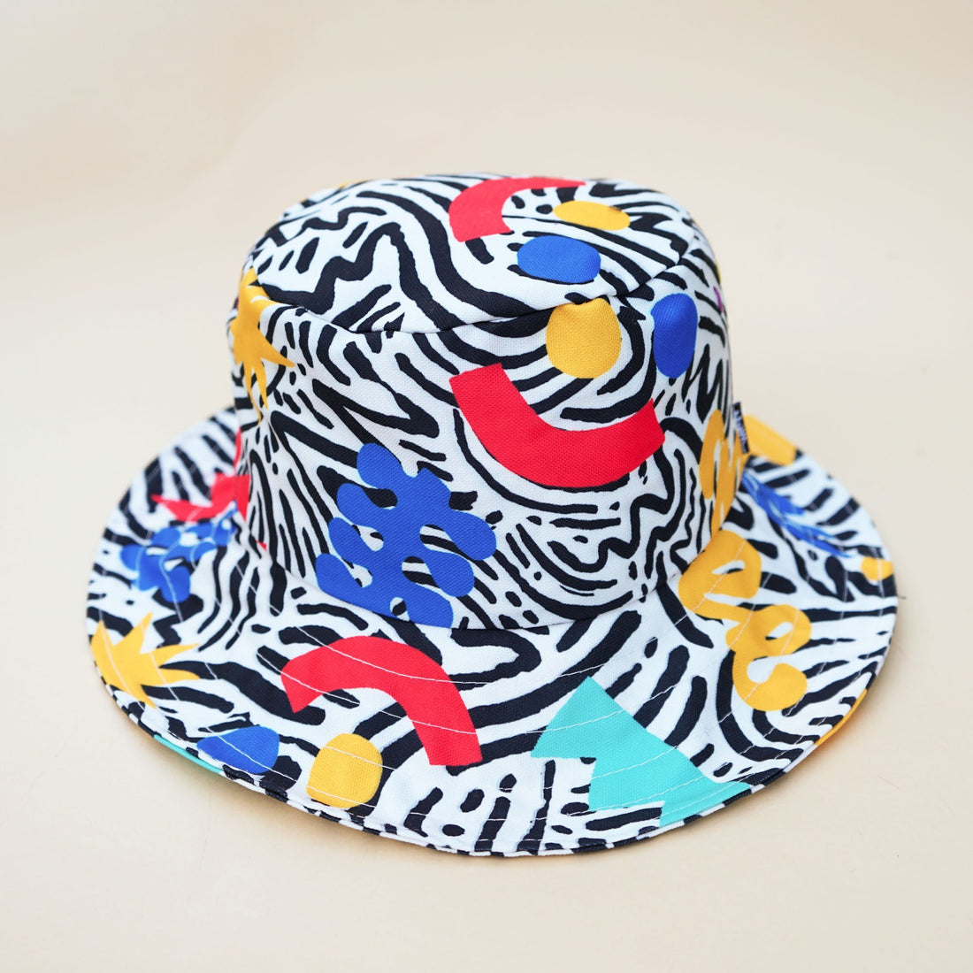 Multicolour Wide Bucket Hat