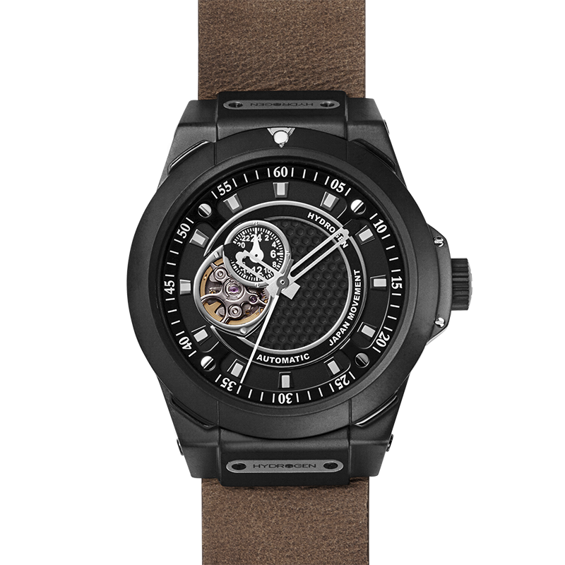 Vento Black Nato Leather