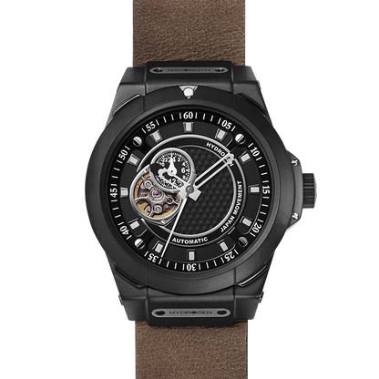 Vento Black Nato Leather