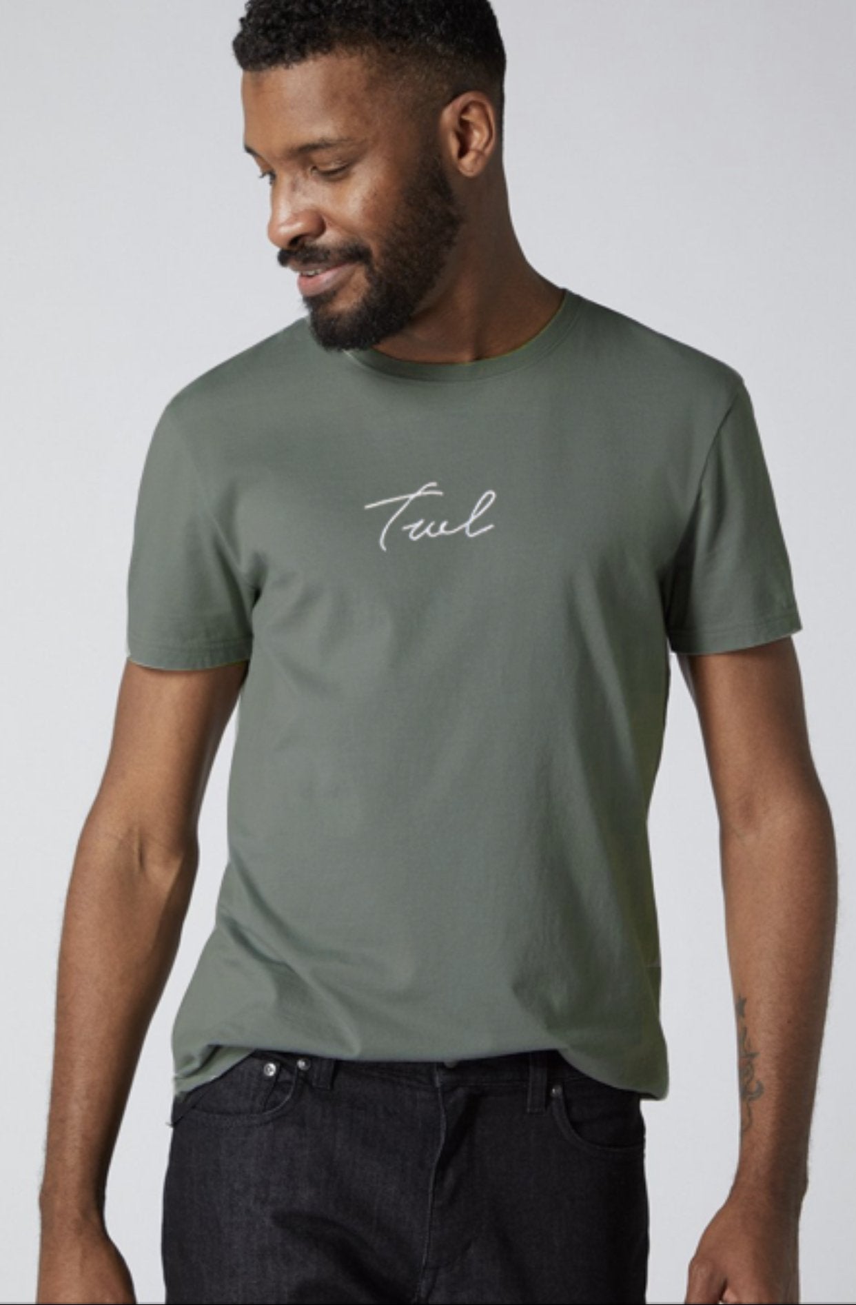 V2 Signature Khaki T-Shirt