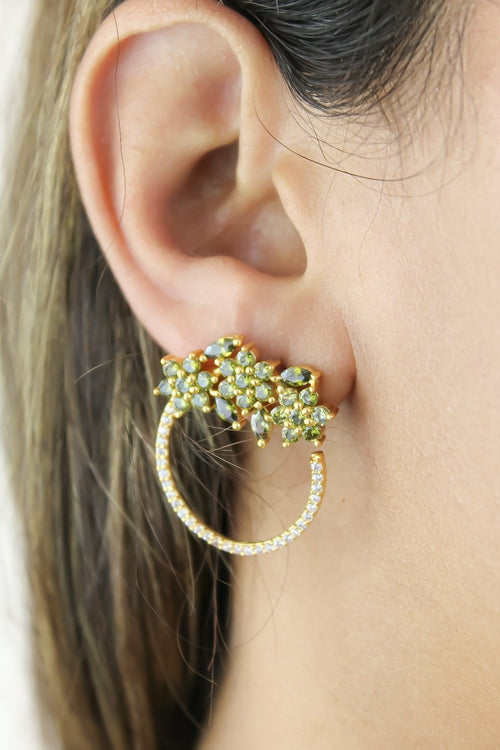 Golden Salamander Earrings