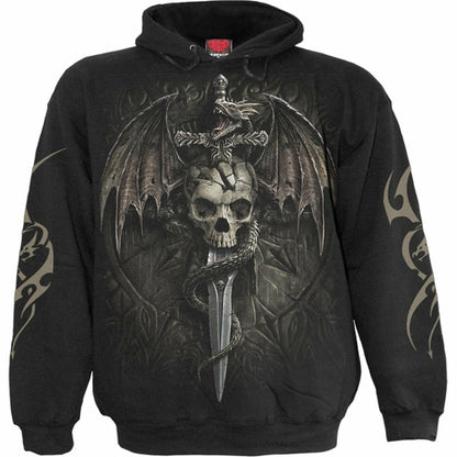 DRACO SKULL - Hoody Black