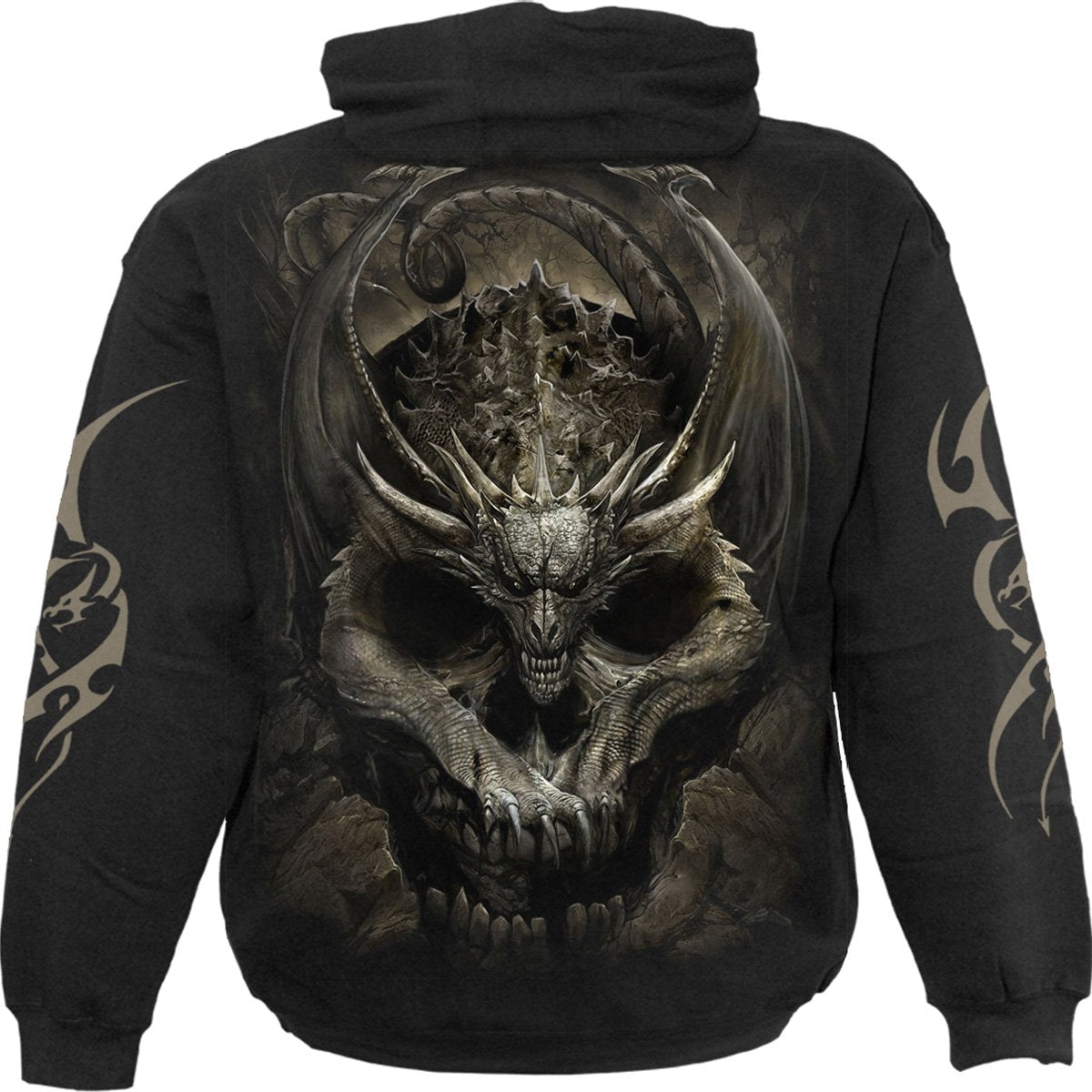 DRACO SKULL - Hoody Black